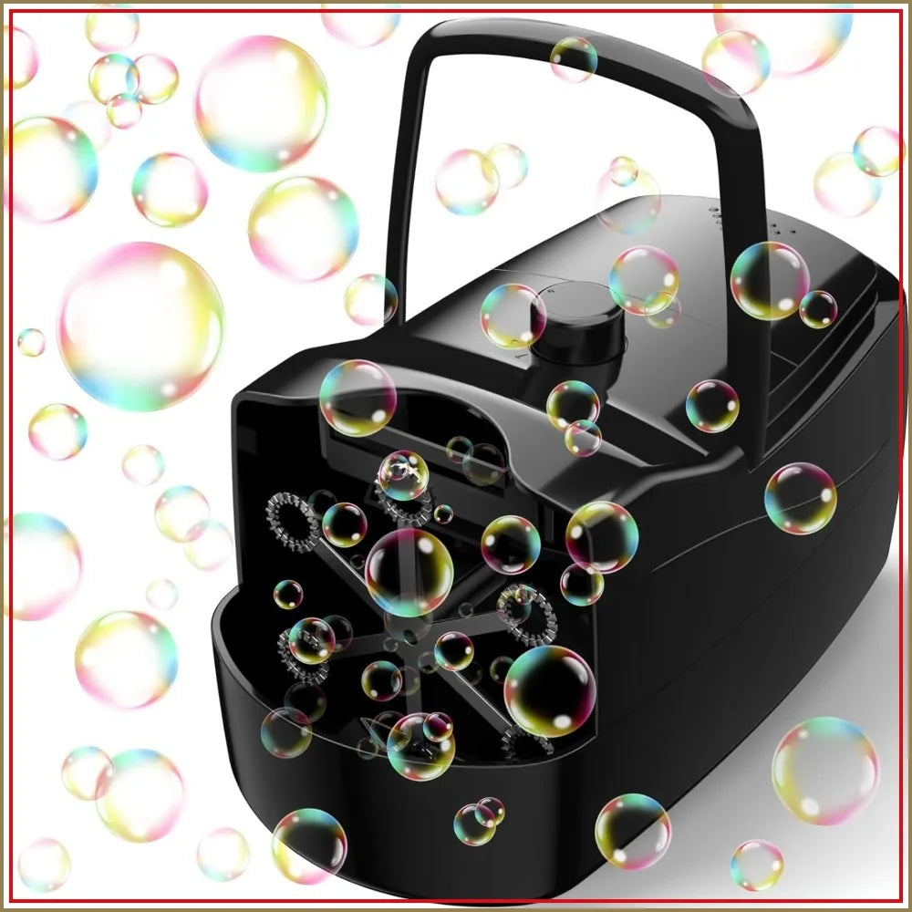 Automatic Bubble Machine 18000 Bubbles Per Minute Two Speeds