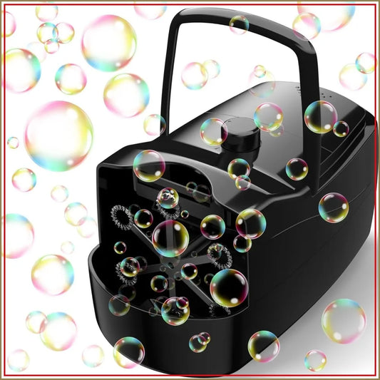 Automatic Bubble Machine 18000 Bubbles Per Minute Two Speeds