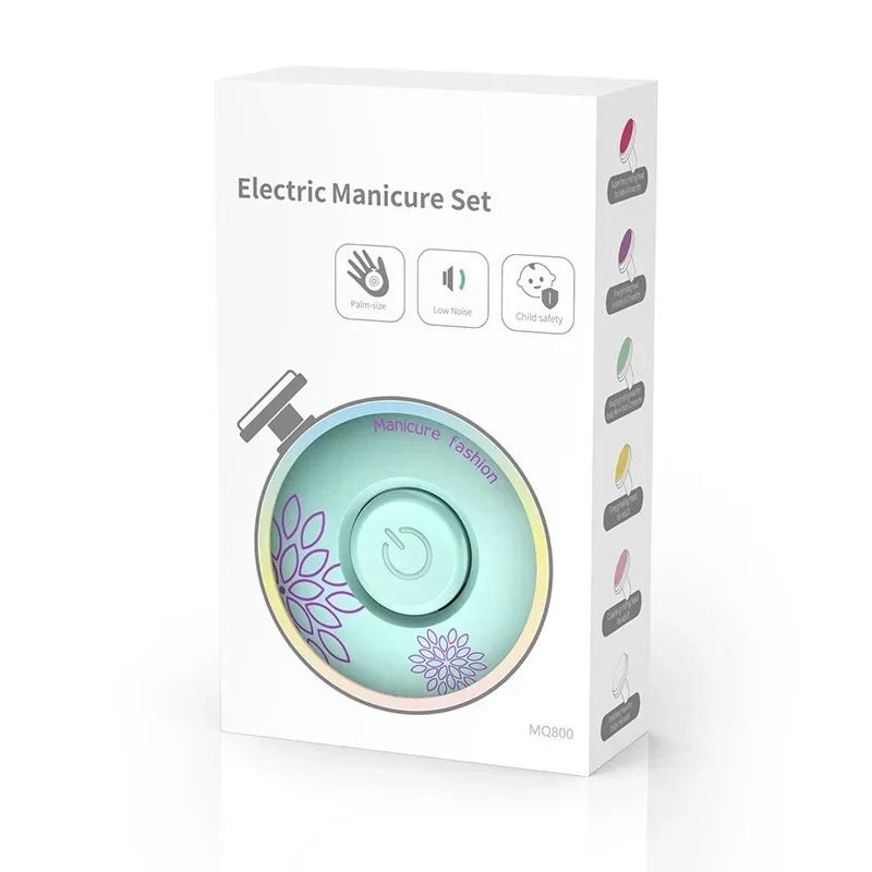 Electric Baby Nail Trimmer for Newborns and Infants Manicure Kit