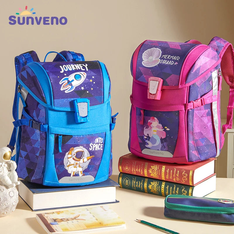 Sunveno Kids Backpack School Bag For Boys And Girls