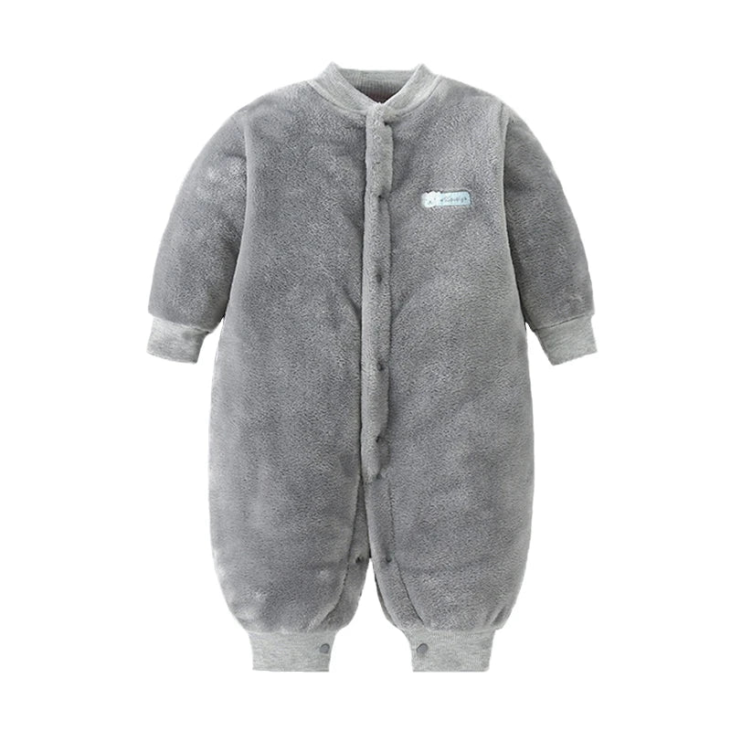 Childdkivy Infant Romper Jumpsuit Soft Flannel Baby Clothes