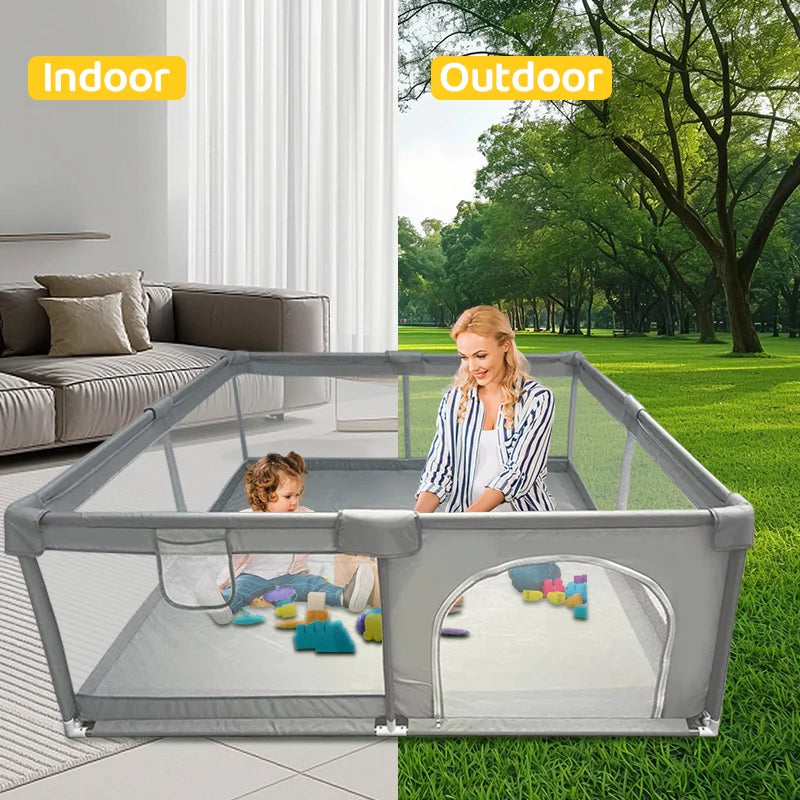 IMBABY Baby Playpens Activity Fence For Babies Play Yard