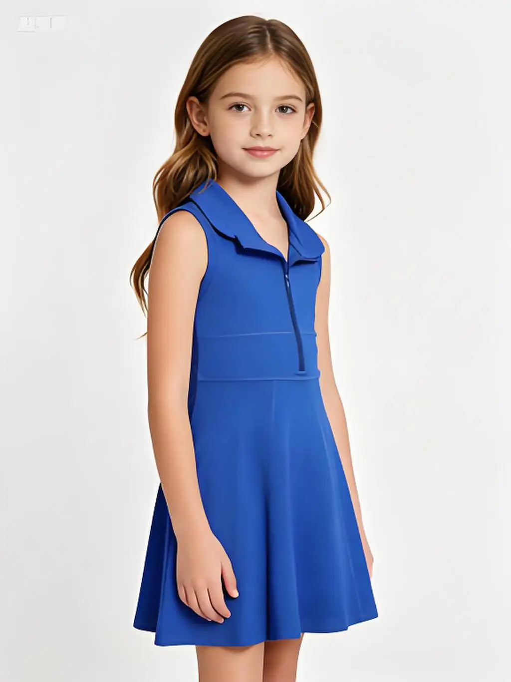 Sibling Baby Girls Athletic Zip Dress Set For Active Wear
