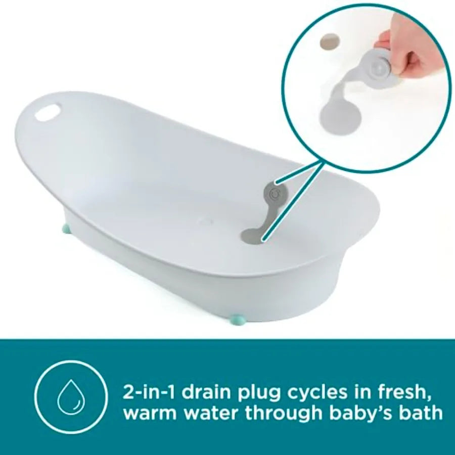 Oasis 4-In-1 Baby Bathtub and Infant Bath Seat for Newborns