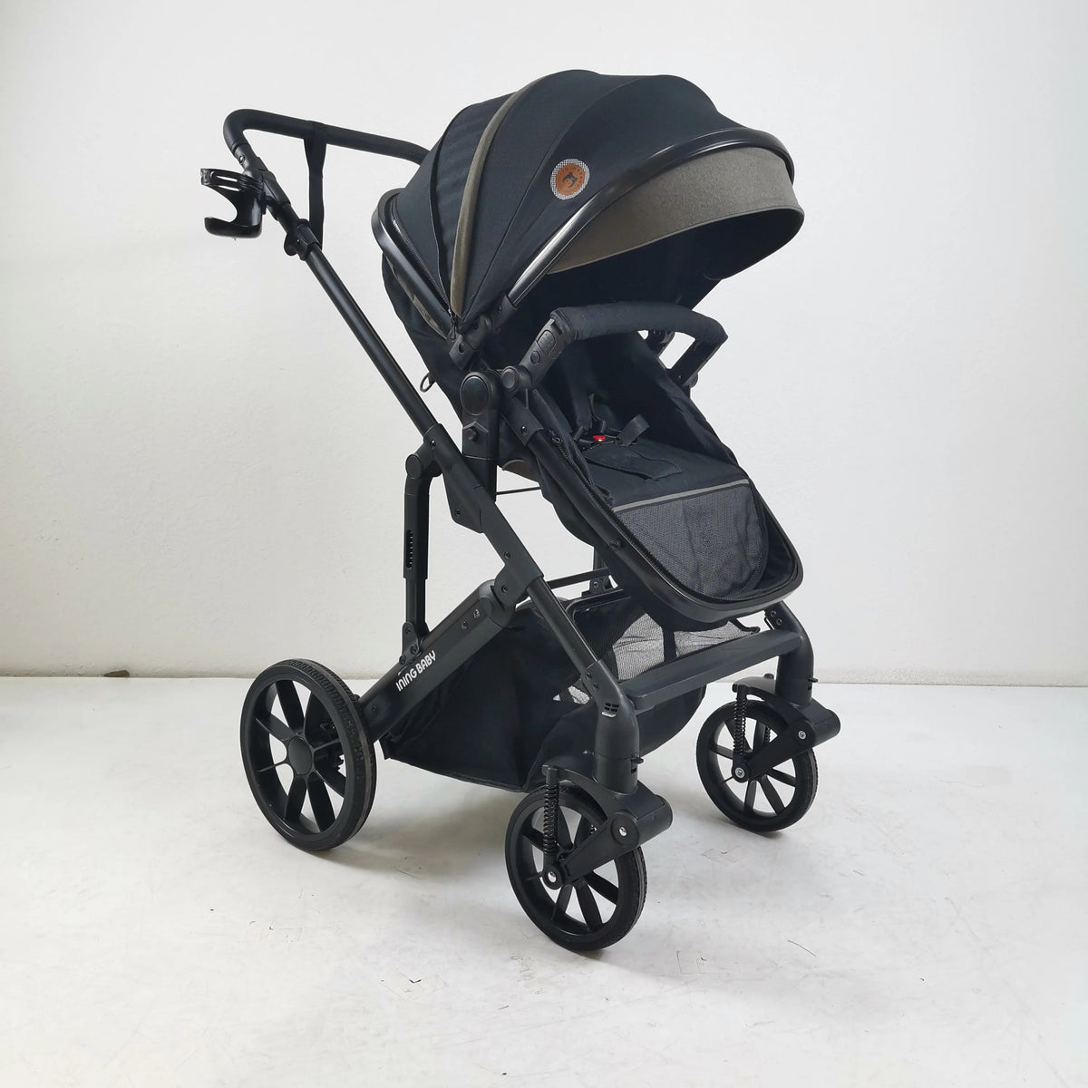 Multi Functional Baby Stroller Lightweight Foldable, Sit and Lie, Reversible Baby Seats with Shock-Absorbent, Essential for Newborn Outings