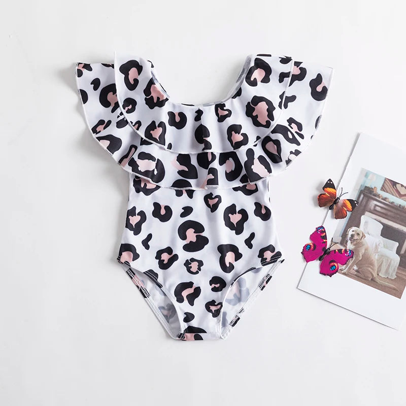NNJXD Baby Girls Floral Sun Protection One Piece Swimsuit
