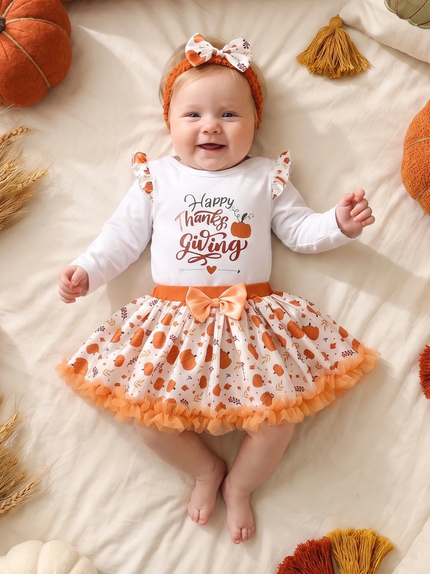 Outfits Long Pumpkin Print Skirt Toddler-Girl Long Sleeve Tops Sleeve Tops Sleeve Tops Top Rated Outfits Long Pumpkin Print