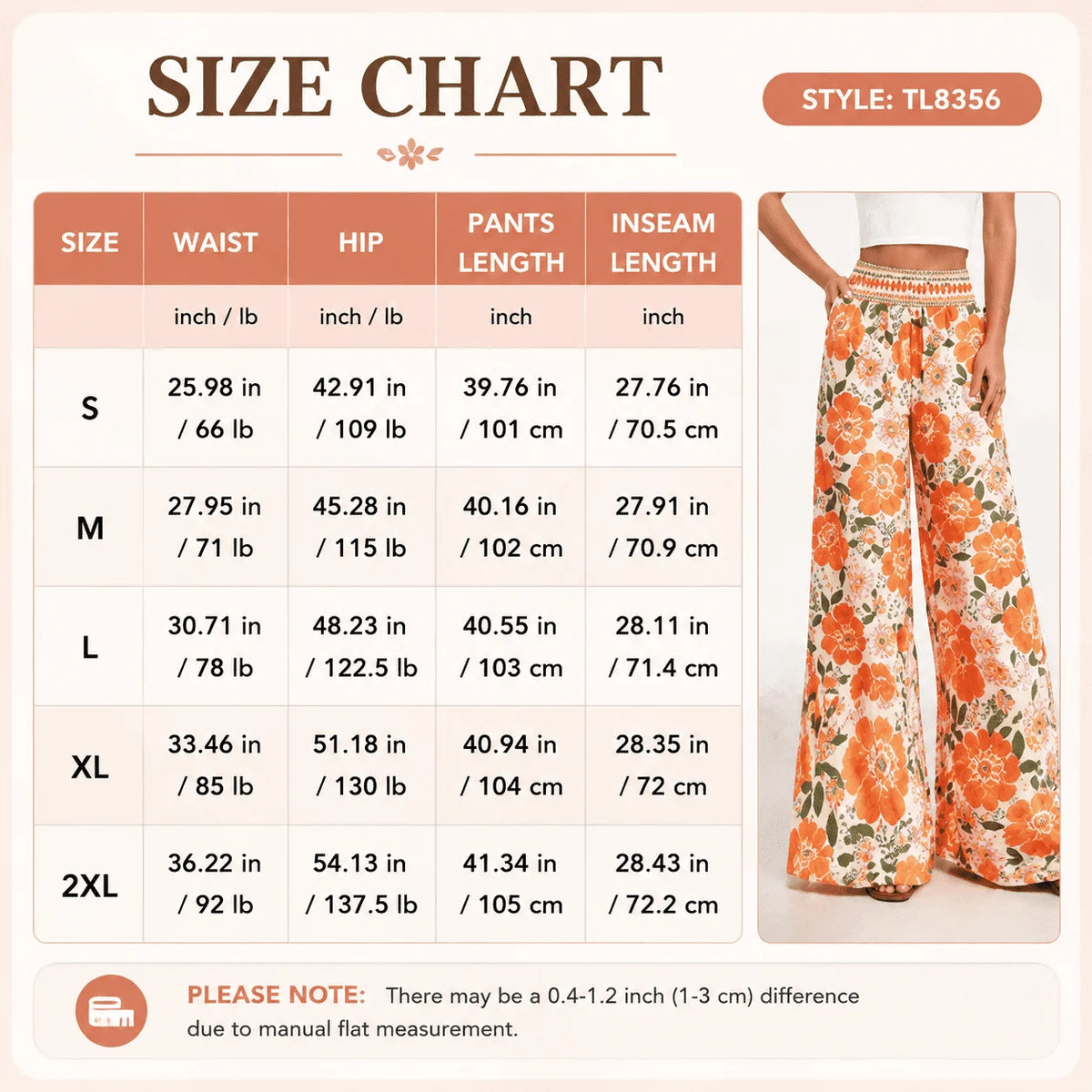 Wide leg pants 2026 summer smoked waist flower pants, pretending to be spring beach vacation women's clothing