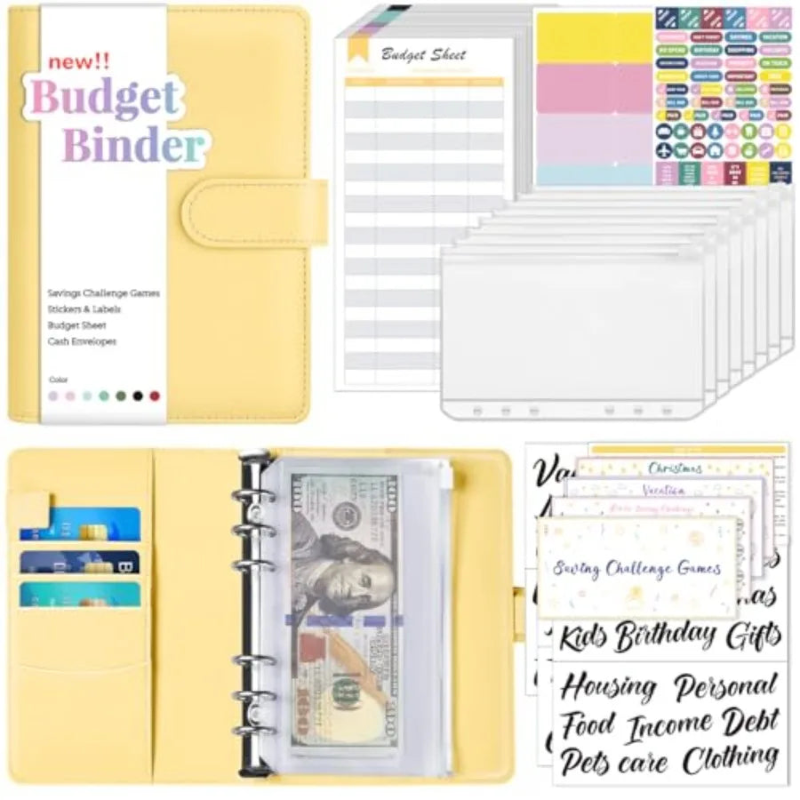 Budget Binder With Money Saving Challenge And Cash Envelopes
