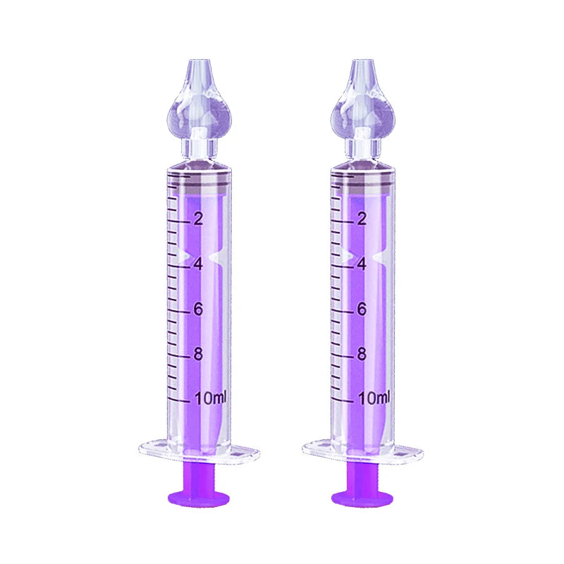 Silicone Baby Nasal Aspirator Syringe For Gentle Nasal Cleaning