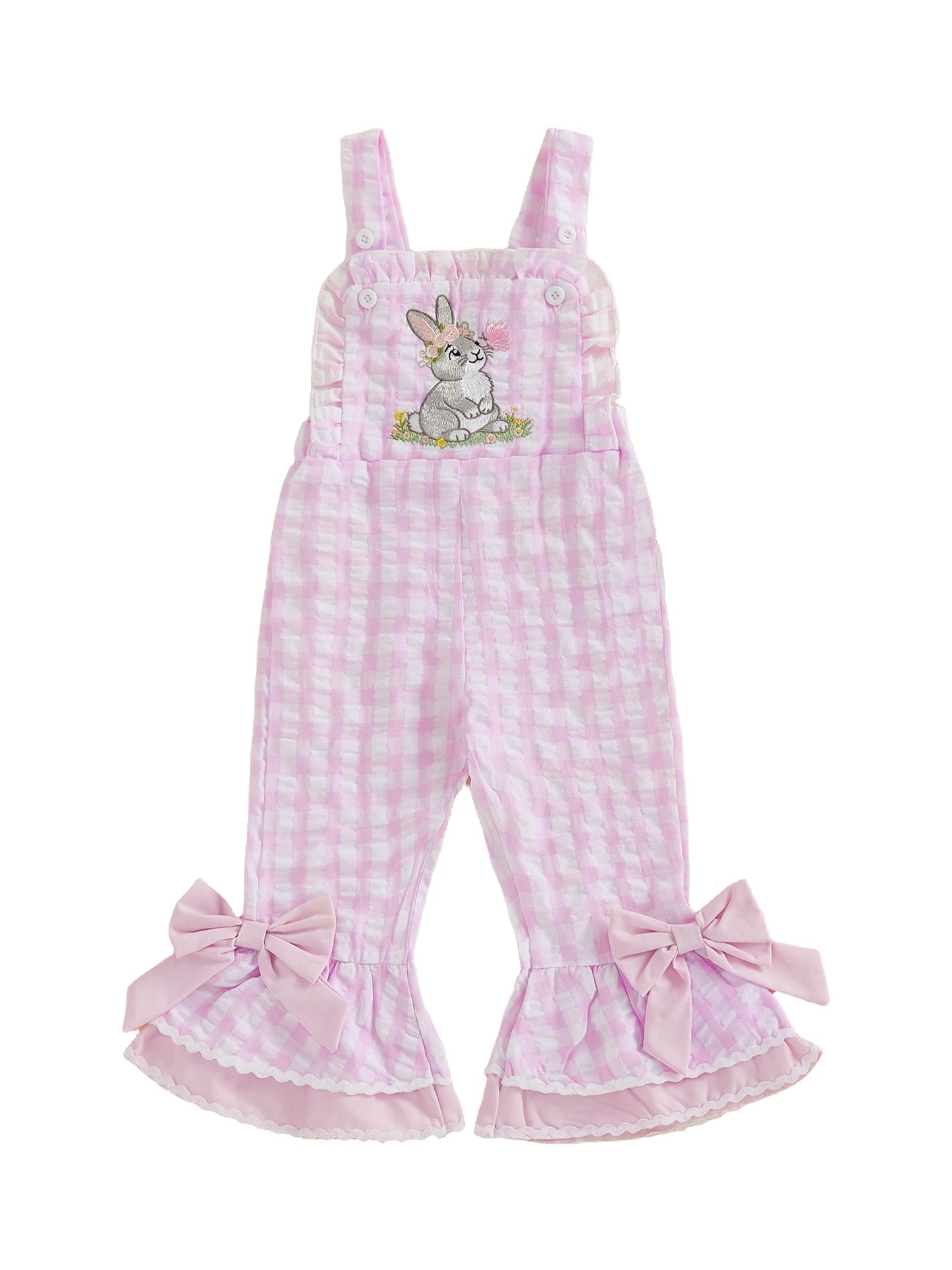 Adorable Baby Girls Floral Ruffle Romper Set With Bow Headband