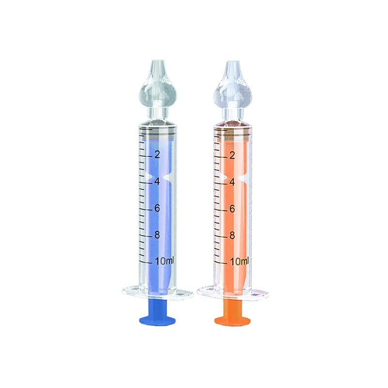 Silicone Baby Nasal Aspirator Syringe Nose Cleanser