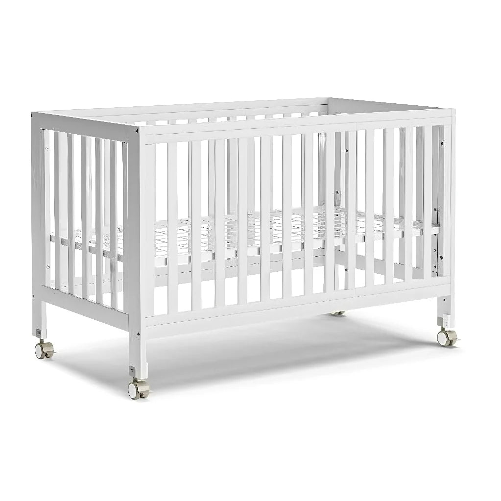 11-In-1 Convertible Cradle to Crib Removable Wheels