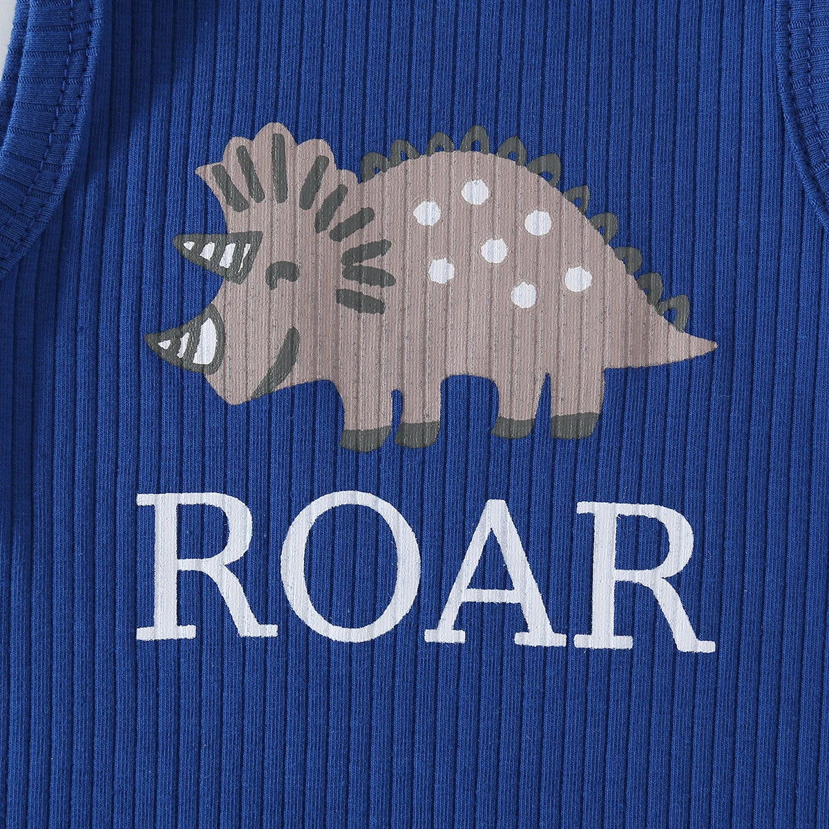Soft Cotton Animal Print Short Sleeve Baby Boy Rompers