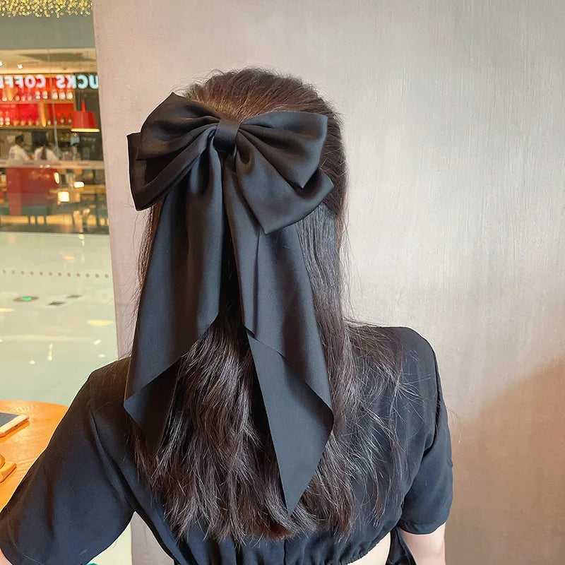 New Bows Hair Clips Bow Barrette Headband for Girl Bow Ribbon Hair Clip JZ094