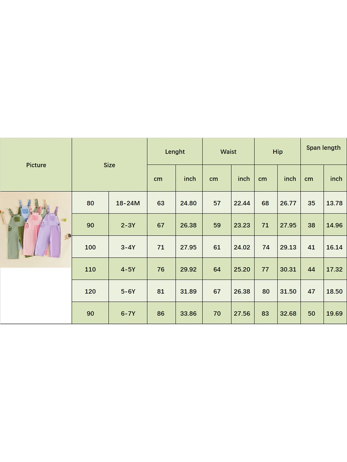 Girls Sleeveless Square Neck Contrasting Suspender Romper Polyester