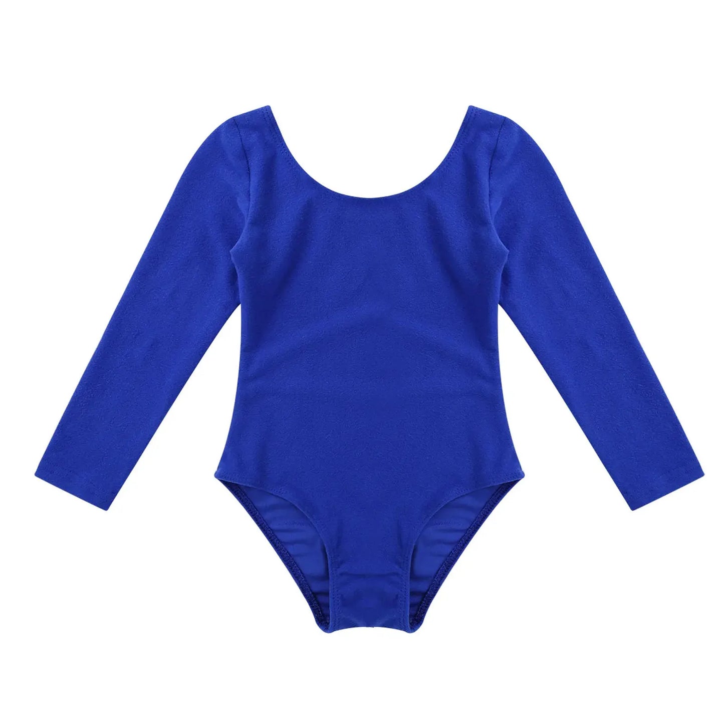 Girls Ballet Leotard Long Sleeve Bodysuit For Dance