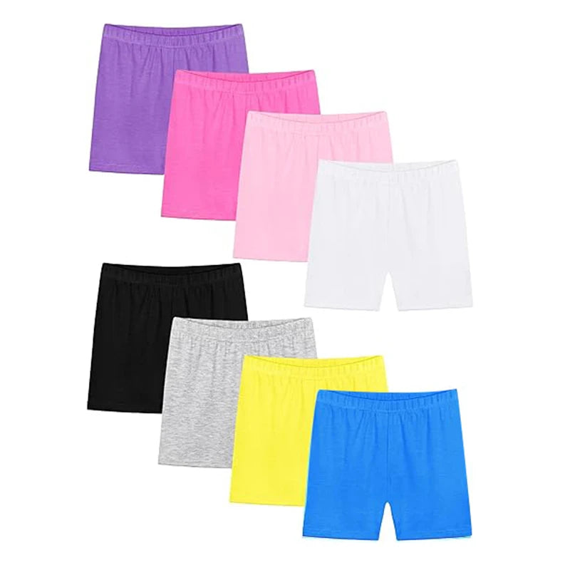 Girls Safety Shorts And Cotton Leggings Beachwear For Ages 2-13