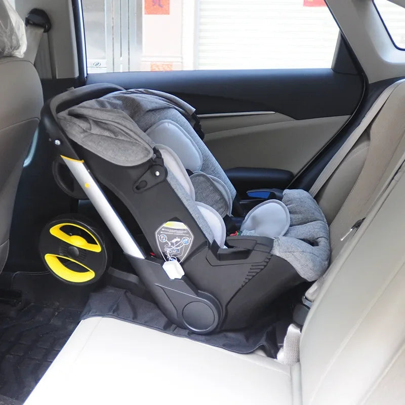 Premium Foldable Three In One Baby Stroller With Car Seat