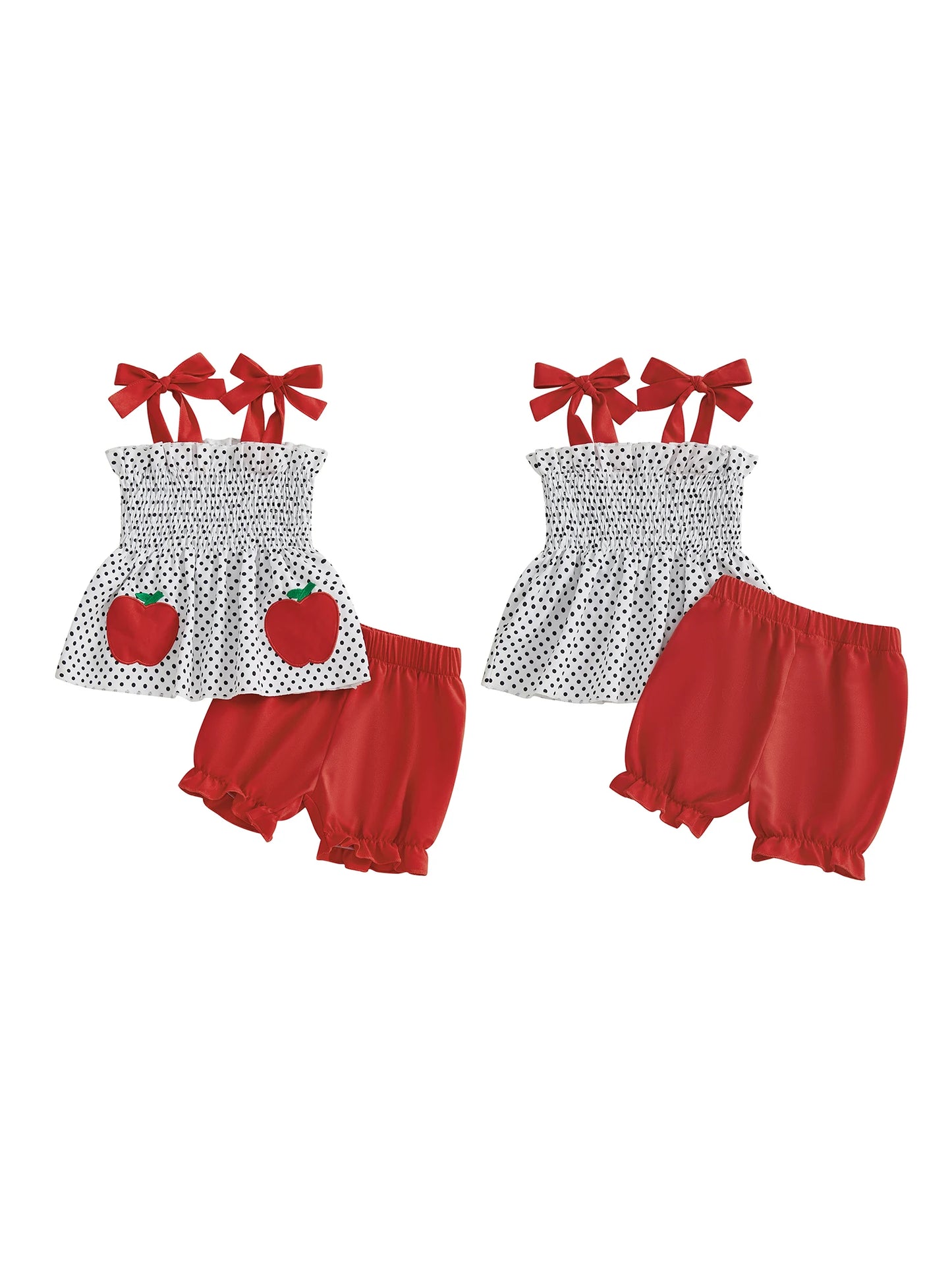Toddler Floral Sleeveless Top And Denim Shorts 2 Piece Outfit