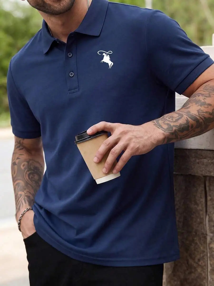 Mens Dusty Pink Short Sleeve Shirt Solid Color Classic Lapel Collar, Casual Versatile Top For Daily Wear Weekend Outfits Sports