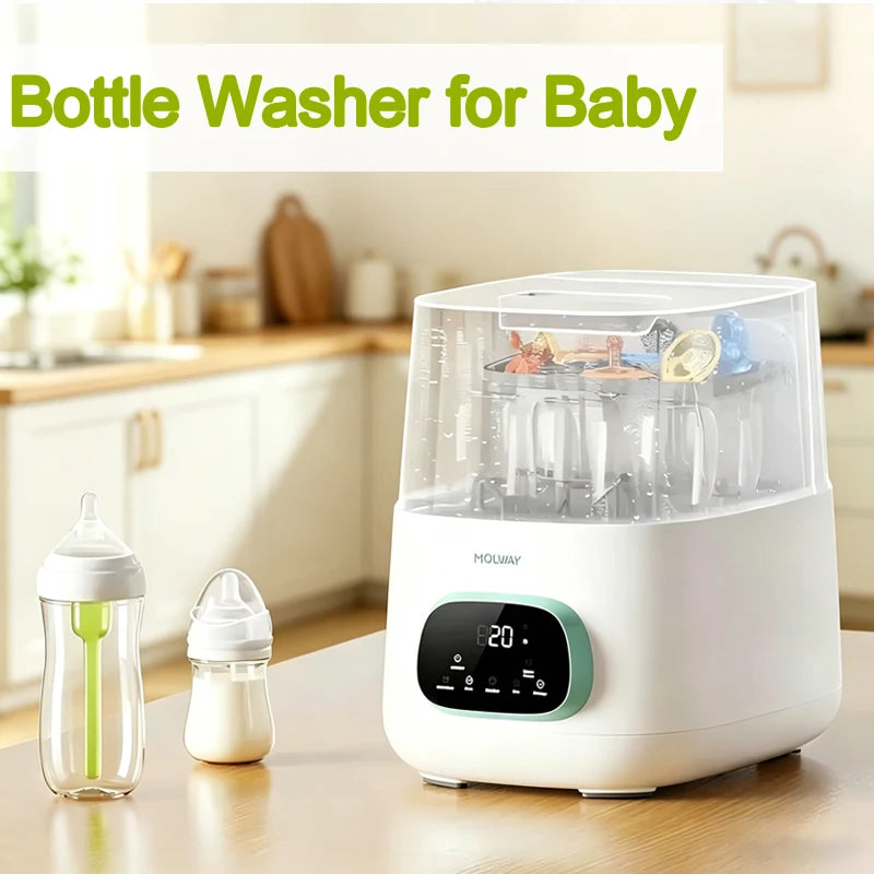Baby Bottle Washer Four In One Automatic Cleaner Sanitize Dry