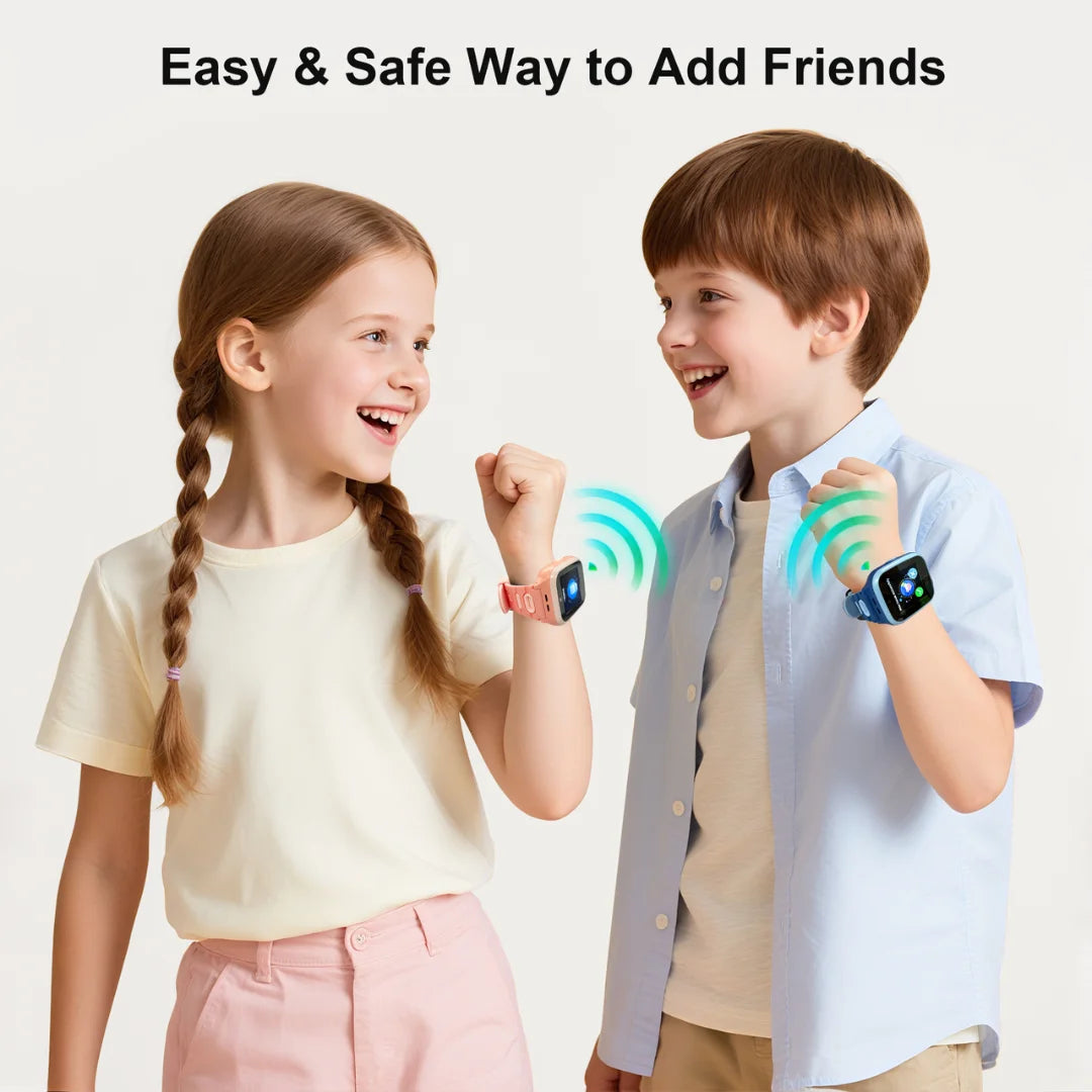 4G Kids Smartwatch With GPS Voice Chat Video Call ClassMode