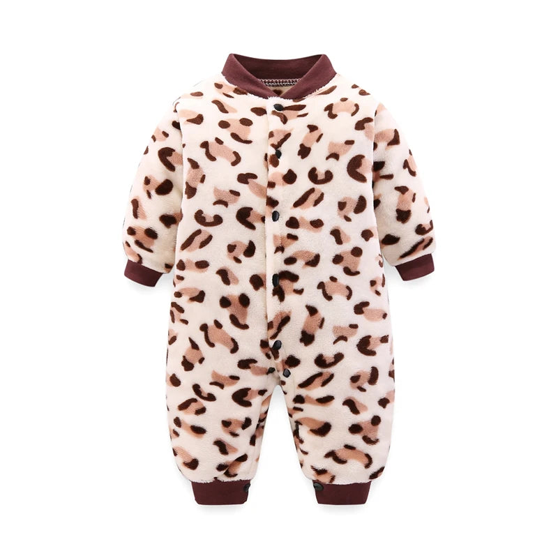 Childdkivy Infant Romper Jumpsuit Soft Flannel Baby Clothes