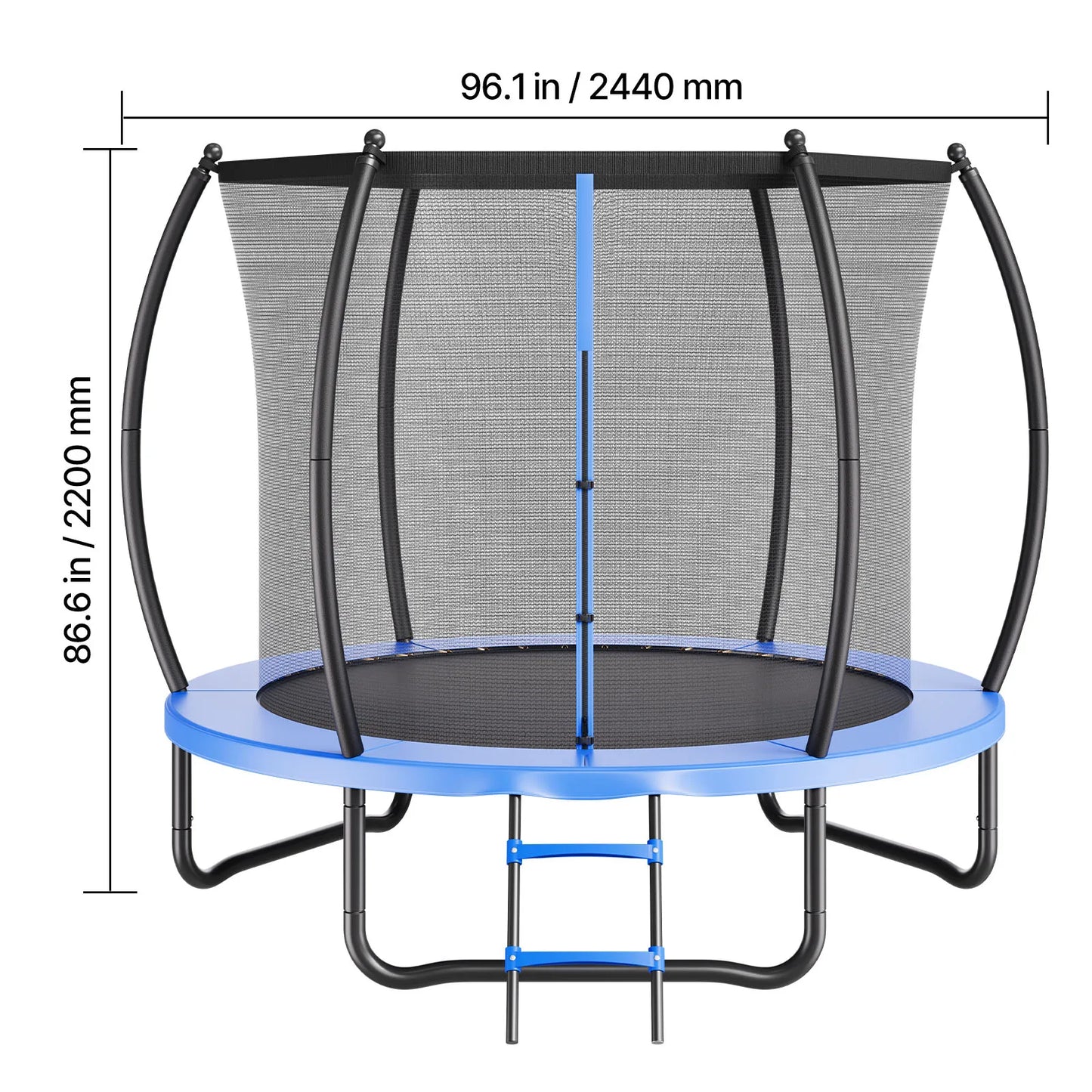 SucceBuy Outdoor Trampoline Enclosure Net Thickened Pad