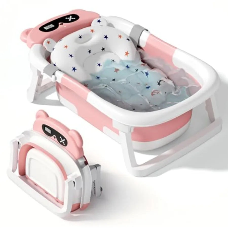Foldable Baby Bath Tub Newborn To Toddler 0-18 Months
