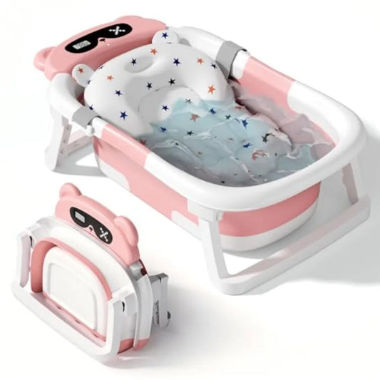 Foldable Baby Bath Tub Newborn To Toddler 0-18 Months