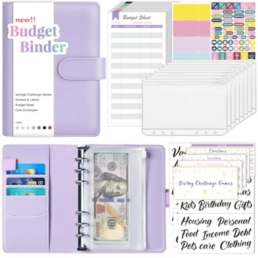 Budget Binder With Money Saving Challenge And Cash Envelopes