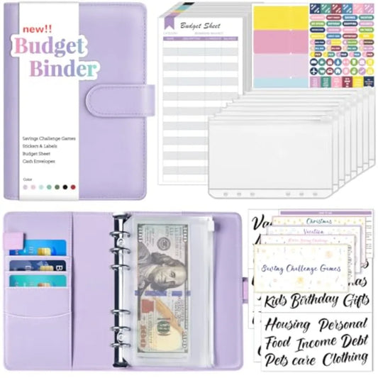 Budget Binder With Money Saving Challenge And Cash Envelopes