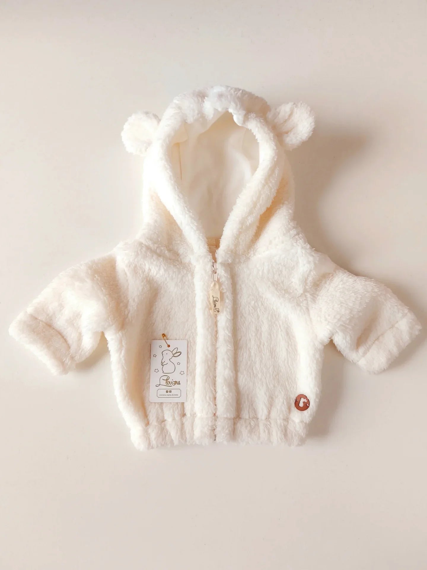 Toddler Baby Girl Jacket With With Ears Hood Zip Fleece Ears Hood Fleece Jacket With Warm-Winter Toddler Baby Girl