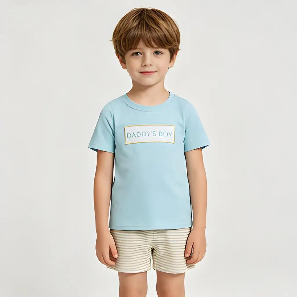 Daddys Boy 2 Piece Short Sets For Girls Cute Everyday