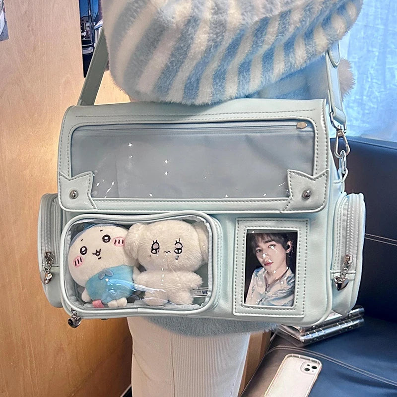 Ita Bag Harajuku Transparent Crossbody Lolita Style Large Capacity