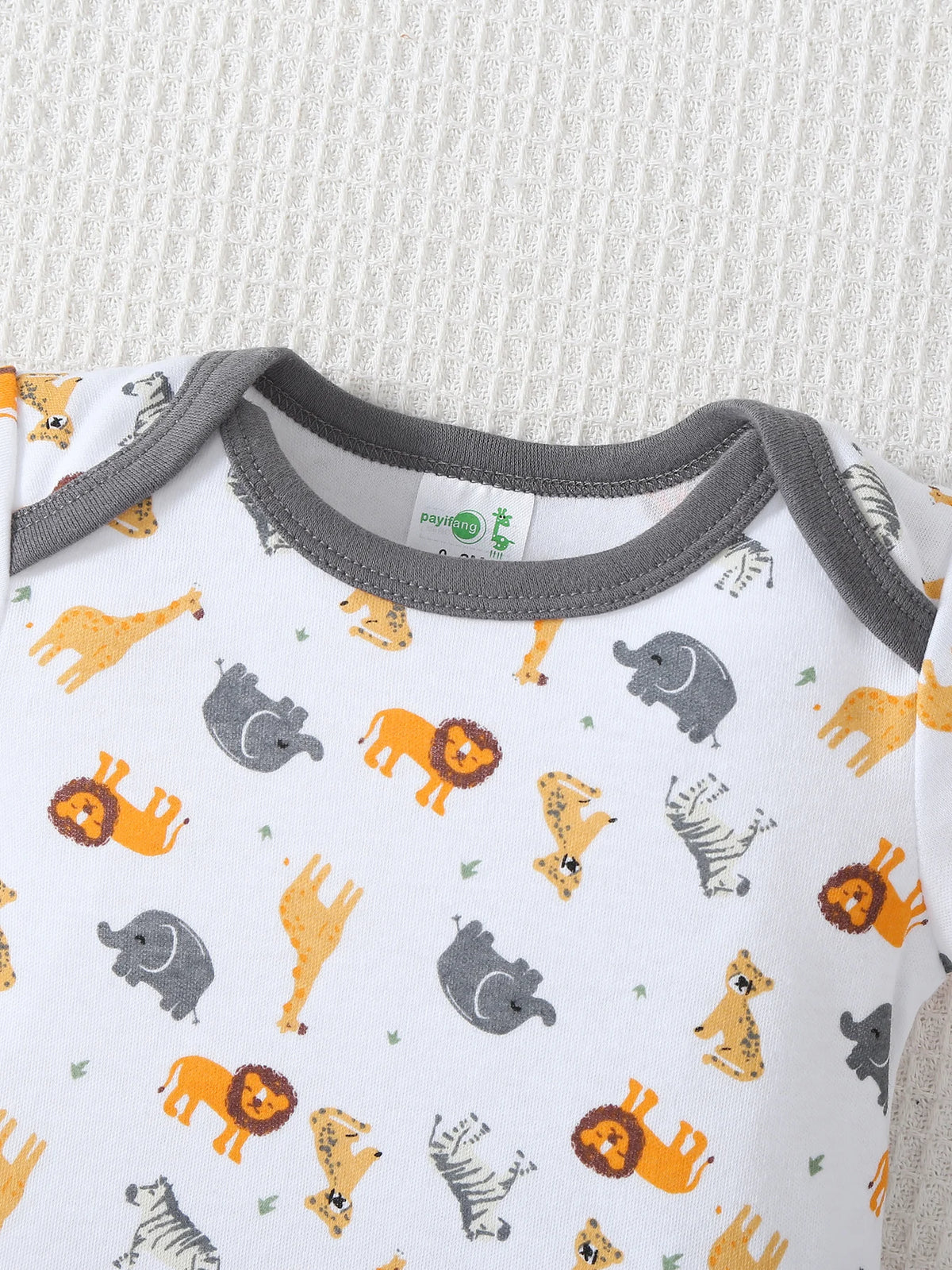 Soft Baby Boy Sailboat Pattern Short Sleeve Cotton Romper Set