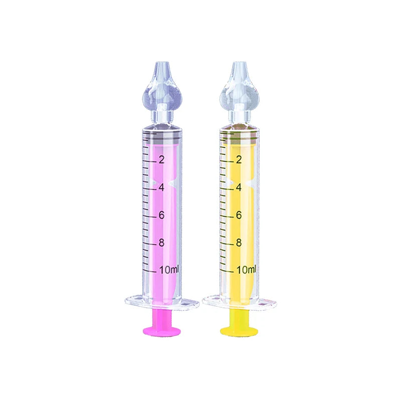 Silicone Baby Nasal Aspirator Syringe Nose Cleanser