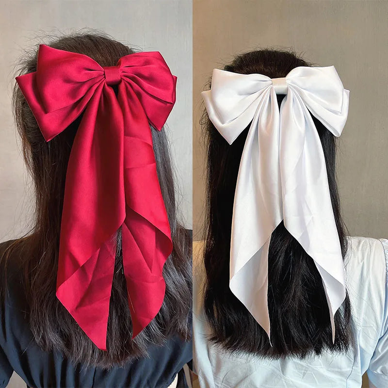New Bows Hair Clips Bow Barrette Headband for Girl Bow Ribbon Hair Clip JZ094