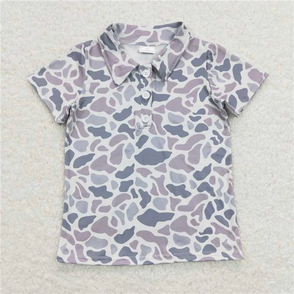 Baby Boy Camouflage Hunting Short Sleeve Tee Shirt