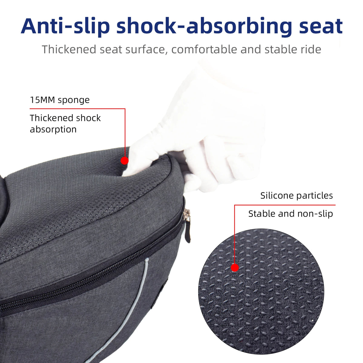 Ergonomic Baby Growth Carrier With Removable Plate And Safety Strips