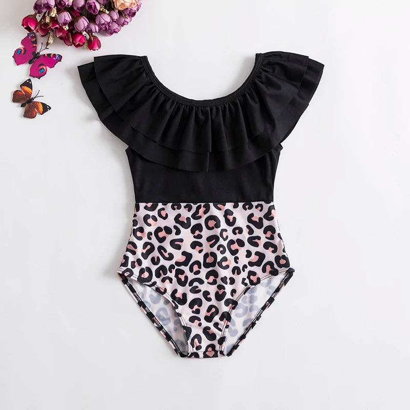 NNJXD Baby Girls Floral Sun Protection One Piece Swimsuit