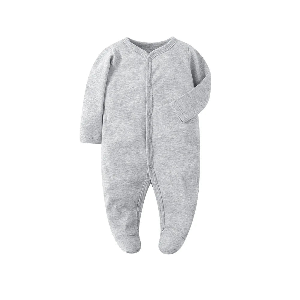Baby Bodysuit Long Sleeve 100 Cotton For Spring Autumn Newborn
