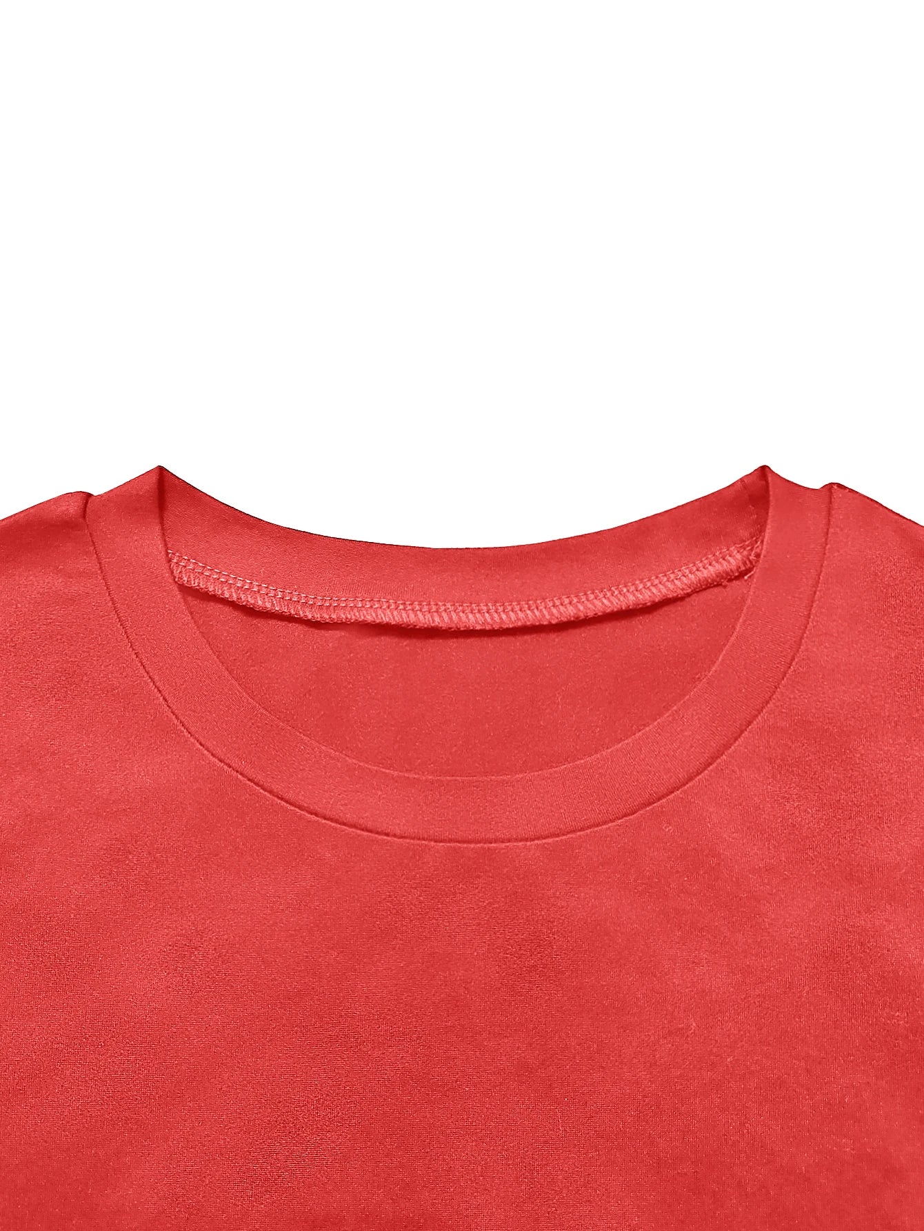 Women Solid Color Short Sleeve And Shorts Two Piece Set For Casual Commuting