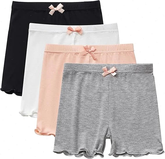 Girls Dance Shorts For Play Safety Pants Under Dress Skirt
