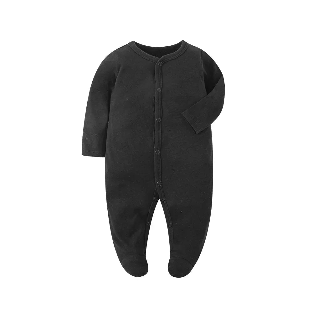 Baby Bodysuit Long Sleeve 100 Cotton For Spring Autumn Newborn