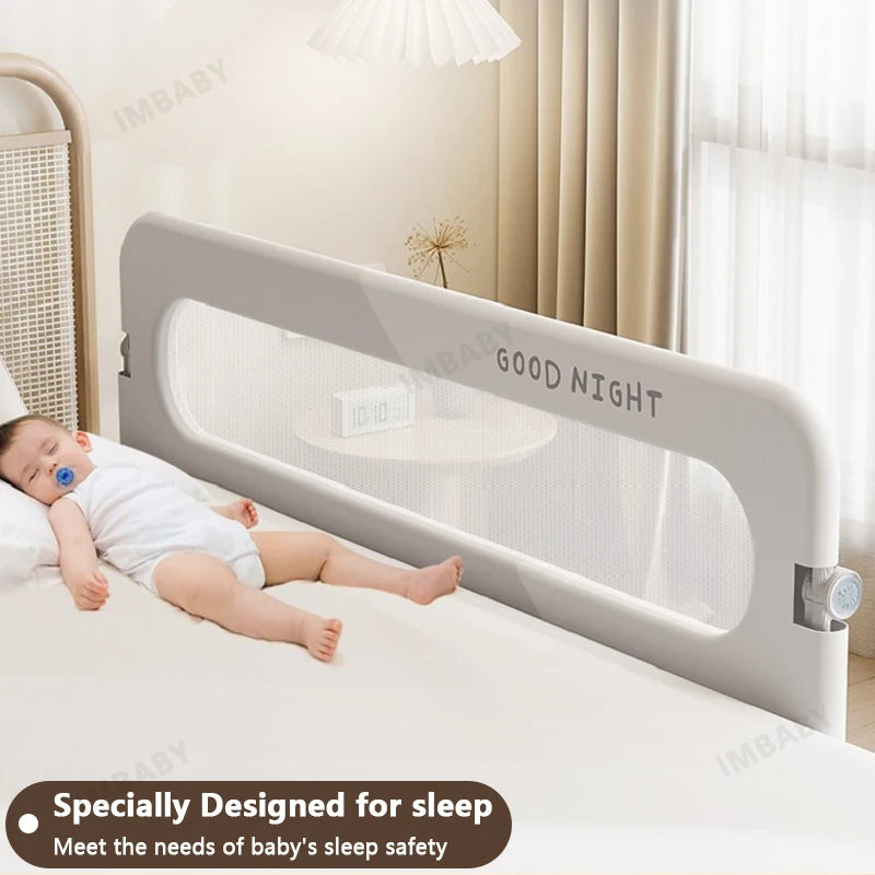 IMBABY Bed Guardrail for Baby Sleep Safety Fence Rails Barrier