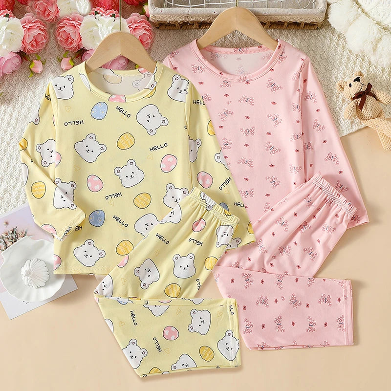 Two Piece Summer Kids Shorts Set Unisex Short Sleeve Outfit