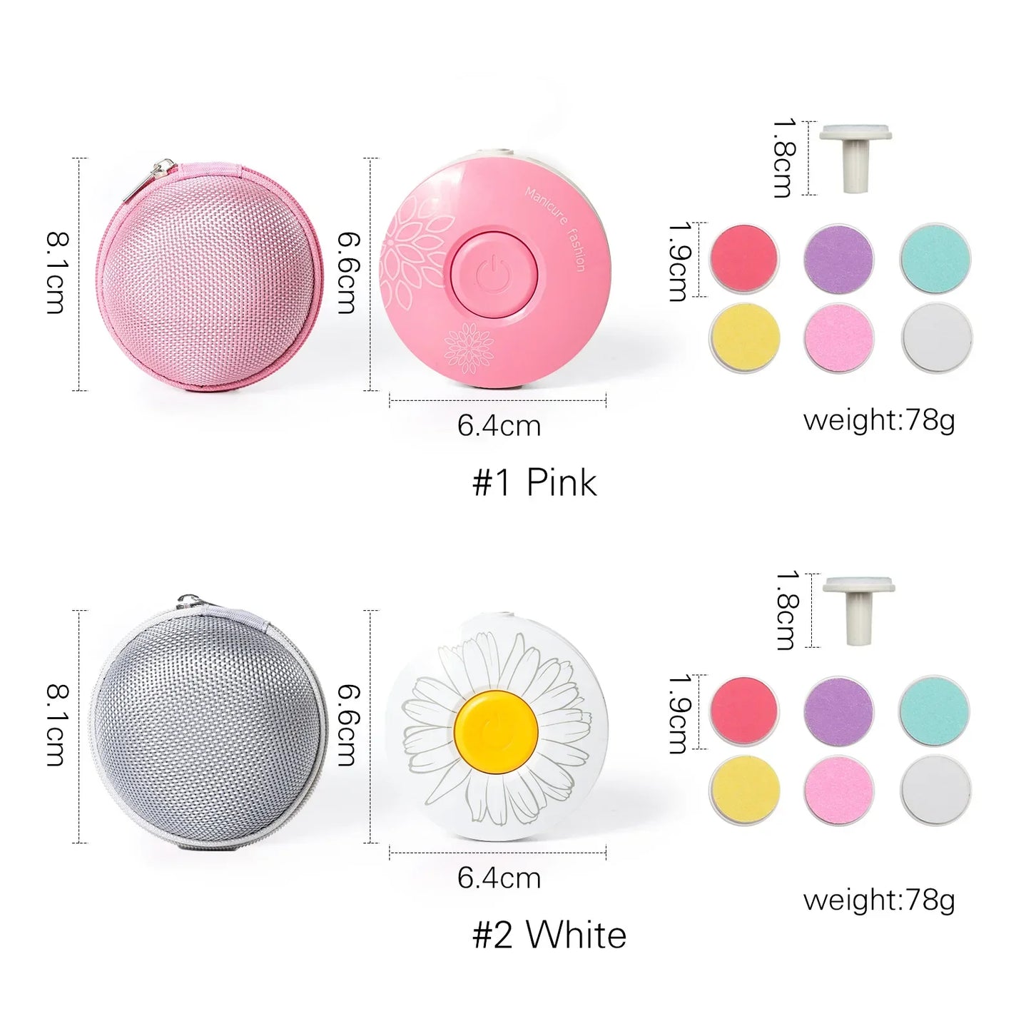 Electric Baby Nail Trimmer for Newborns and Infants Manicure Kit