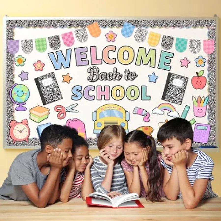 Welcome Back to School Bulletin Board Set for Classroom Decor